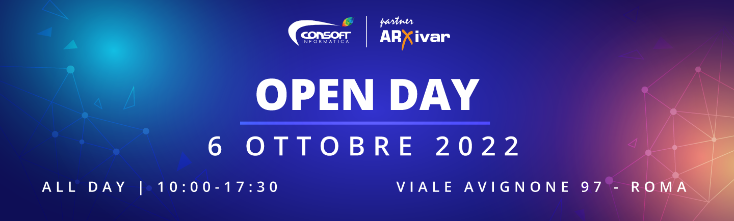 Evento Open Day 6 ottobre 2022 - Consoft Informatica