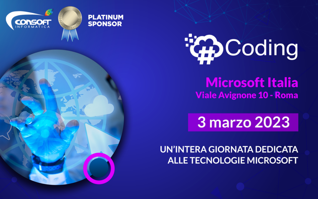 Evento #Coding 2023 – venerdì 3 marzo