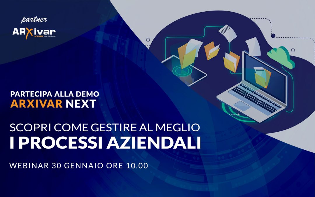 Demo Arxivar Next – webinar 30/01/2026