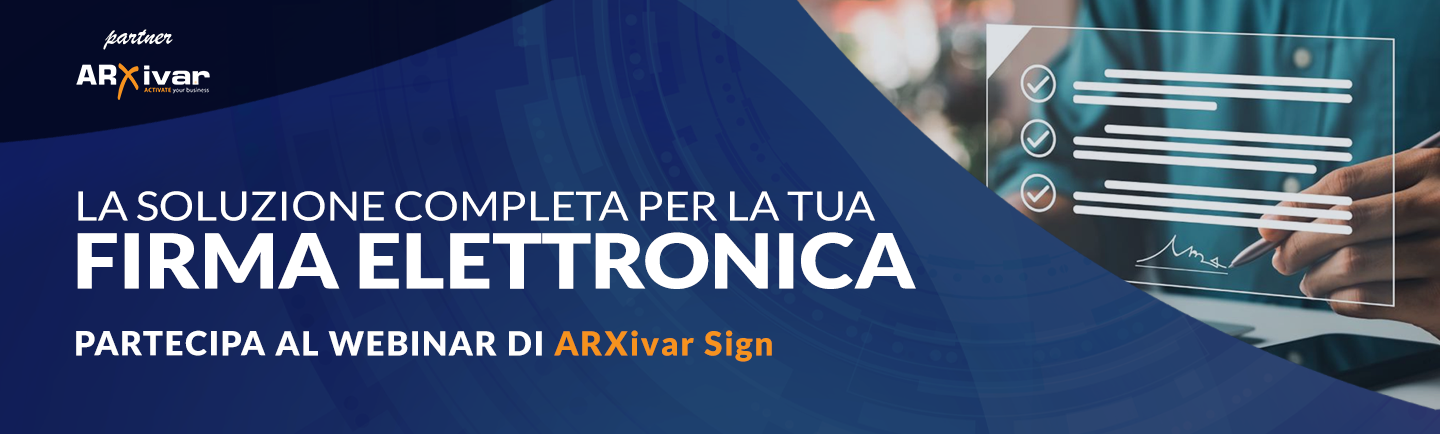 Webinar ARXivar Sign 13 febbraio 2026 online-Consoft Informatica