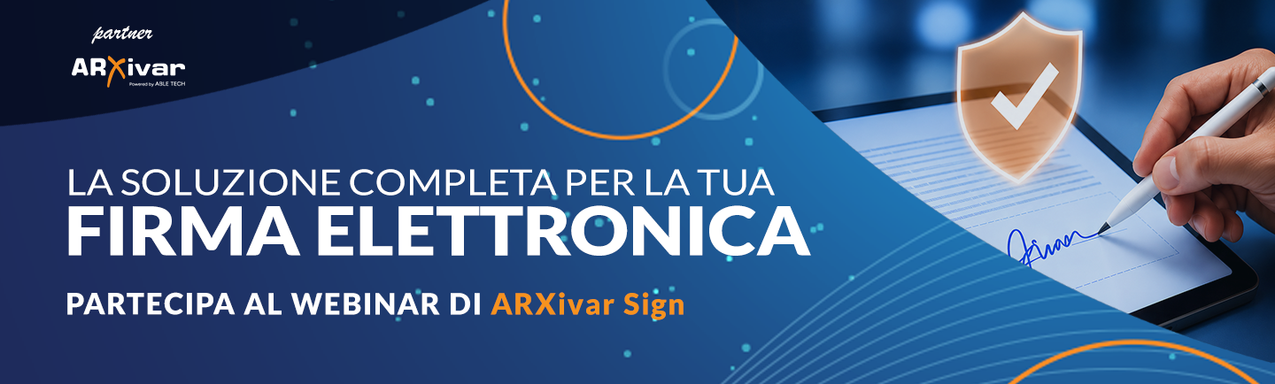 Webinar ARXivar Sign 18 giugno 2026 online-Consoft Informatica