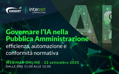 Governare l’IA nella Pubblica Amministrazione – 22/09/2026